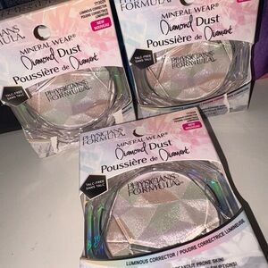 Physicians Formula Mineral Wear Diamond Dust in Silver and Pink $10 Each